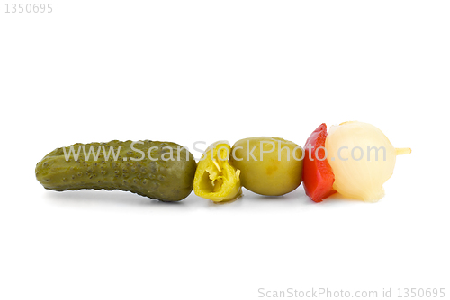 Image of Vegetables on skewer