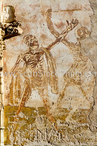 Image of Fresco  in Rocamadour.