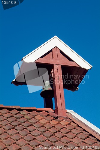 Image of Bell tower on old building