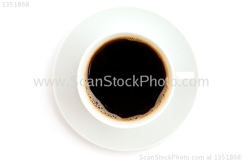 Image of White cup of coffee