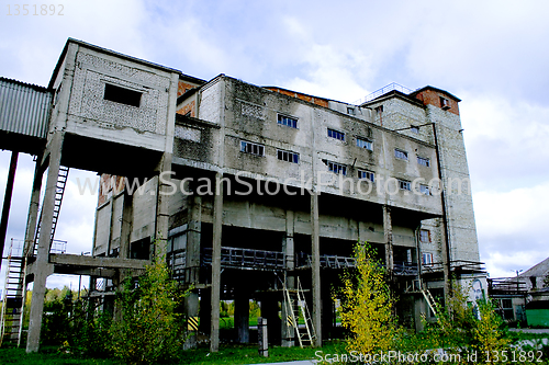 Image of Coal mine building as frozen history decades