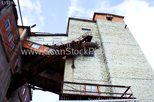 Image of Coal mine building as frozen history decades