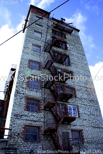 Image of Coal mine building as frozen history decades