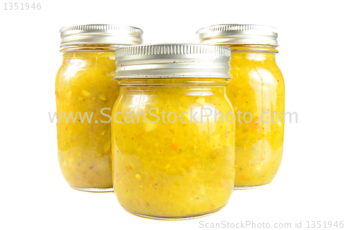 Image of Three Jars of Relish