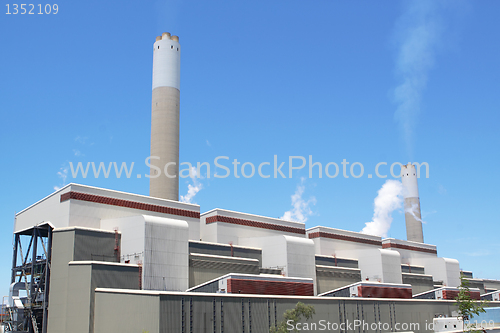 Image of coal fired power station