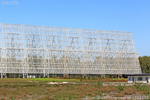 Image of  radio telescope