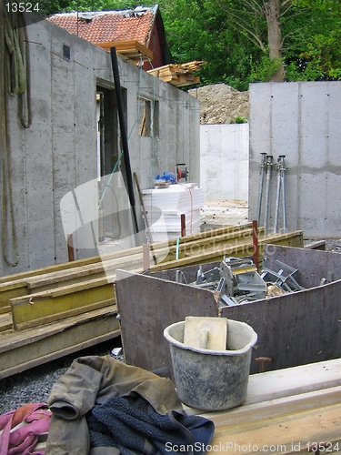 Image of At a construction site