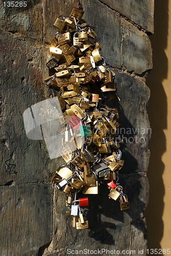 Image of locks with happiness