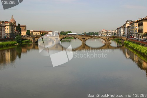 Image of the bridge above the river of Arno