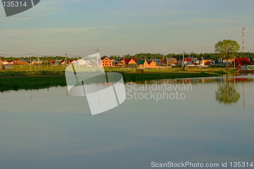 Image of landscape with a country