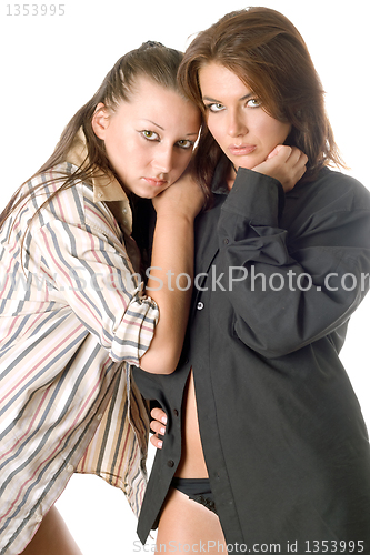 Image of two attractive women