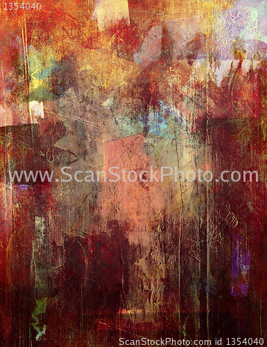 Image of abstract painting
