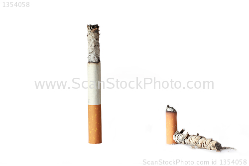 Image of two cigarettes 