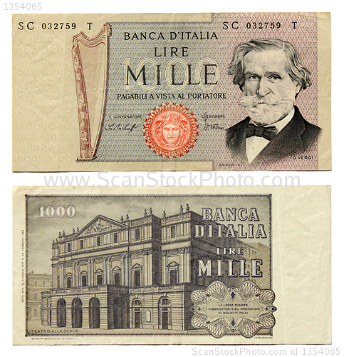 Image of Old Italian Money