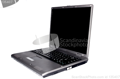 Image of High-end laptop computer isolated on white background