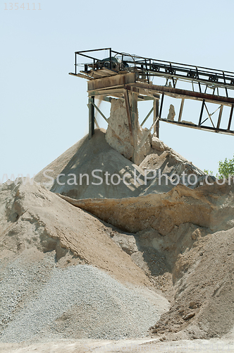 Image of Stone quarry of limestone