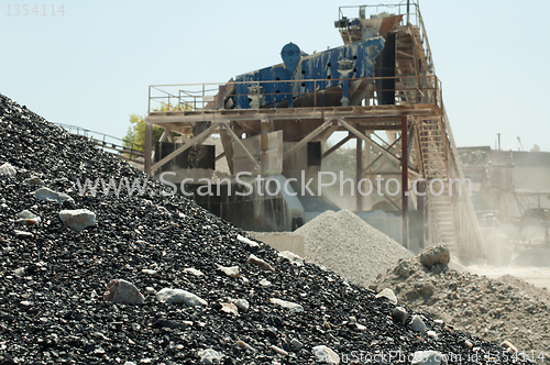 Image of Stone quarry of limestone