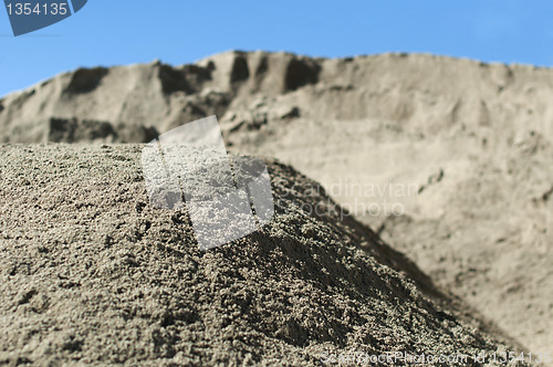 Image of Piles of sand