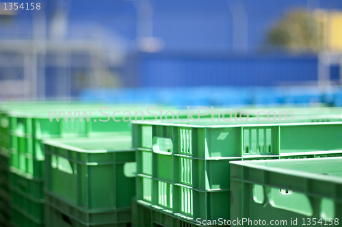 Image of Plastic crates