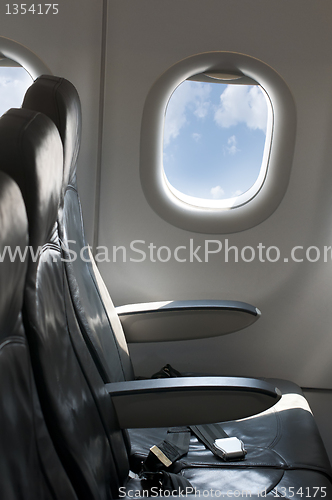 Image of Interior an empty plane