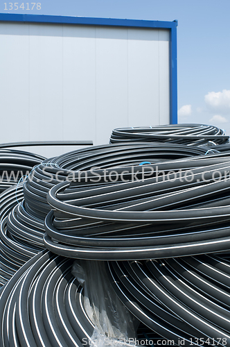 Image of Black PVC hoses