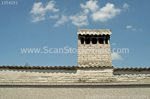 Image of Roof with chimney