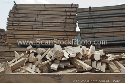 Image of Timber. Planks and beams