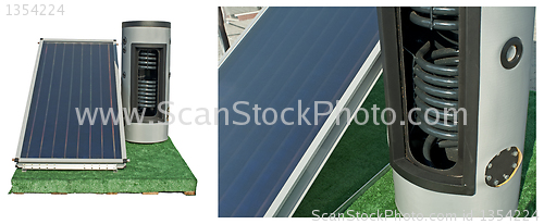 Image of Solar batteries and heater