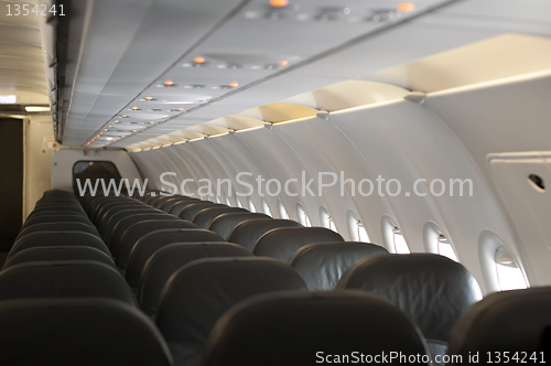 Image of Interior an empty plane