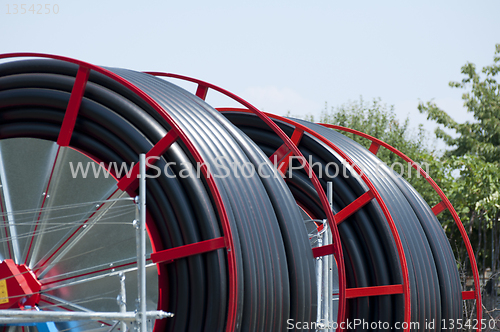 Image of Hoses for irrigation of agricultural land