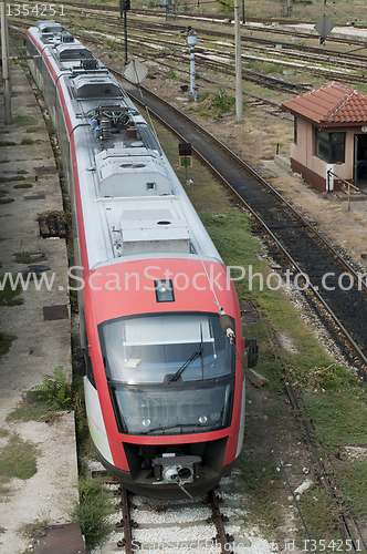 Image of Train top view