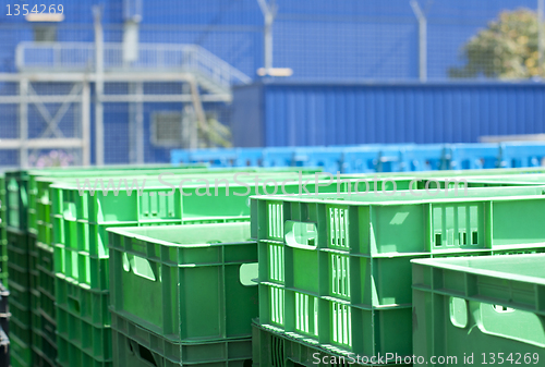 Image of Plastic crates