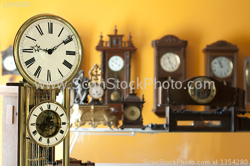 Image of Old antique clocks