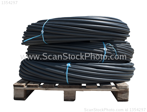 Image of Black PVC hoses