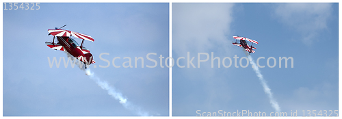 Image of Red plane looping