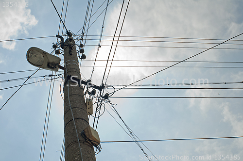 Image of Old electrical wiring