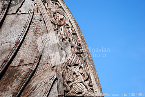 Image of Viking ship detail