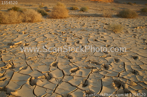 Image of Dry soil - ecology disaster