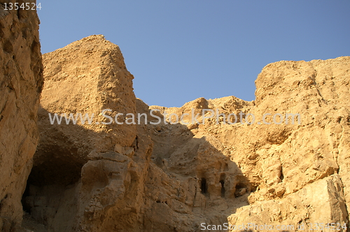 Image of arava desert - dead landscape, background