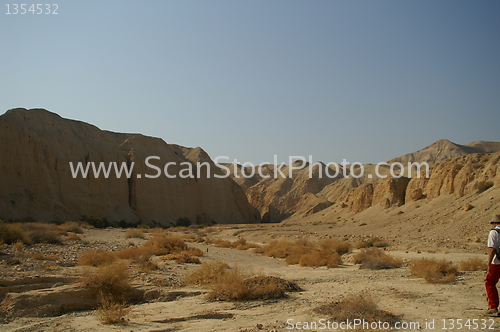 Image of arava desert - dead landscape, background