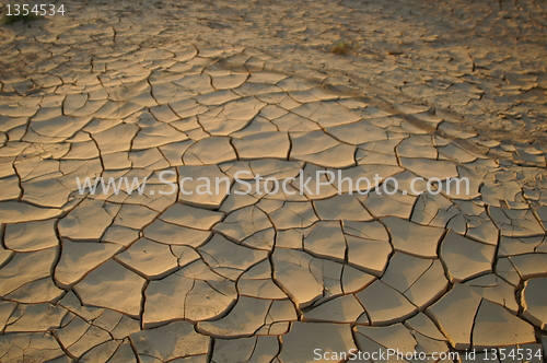 Image of Dry soil - ecology disaster