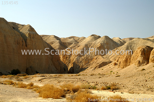 Image of arava desert - dead landscape, background