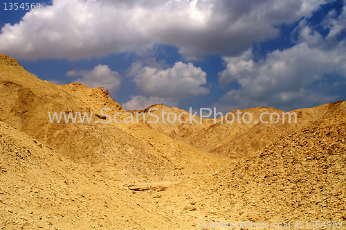 Image of desert landscape - bright light
