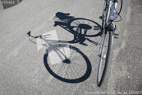 Image of Bike and shadow