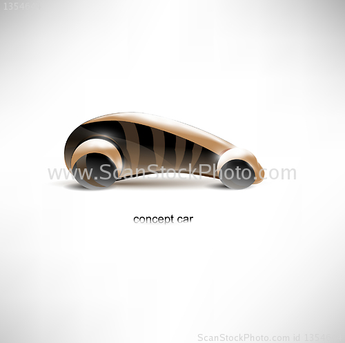 Image of futuristic concept car