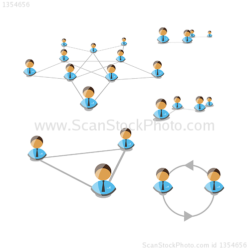 Image of Network concept. Vector illustration.