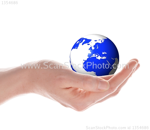 Image of world on your handy