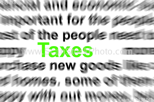 Image of taxes