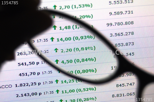 Image of stock market growth