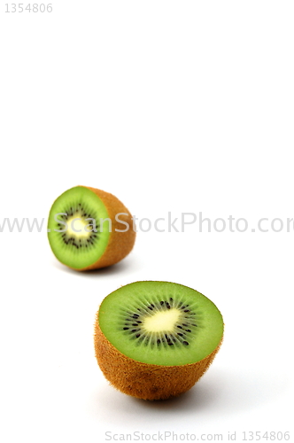 Image of kiwi fruit isolated on white background